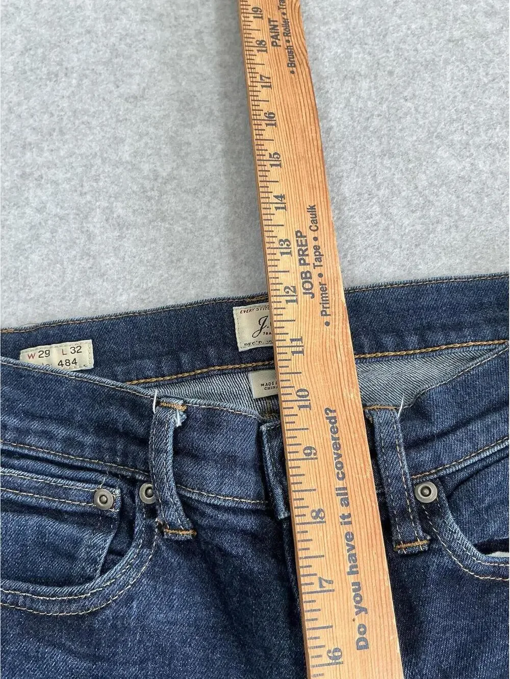 J.Crew 484‎ Slim Stretch Jeans Dark Wash Men’s 29x32 Japanese Denim